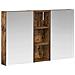 Set di Armadi da Bagno con lo scaffale 3 pcs 80 x 10,5 x 50 cm - Foto miniatura 1