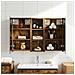 Set di Armadi da Bagno con lo scaffale 3 pcs 80 x 10,5 x 50 cm - Foto miniatura 2