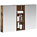 Set di Armadi da Bagno con lo scaffale 3 pcs 80 x 10,5 x 50 cm - Foto miniatura 3