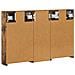 Set di Armadi da Bagno con lo scaffale 3 pcs 80 x 10,5 x 50 cm - Foto miniatura 9