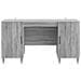 Scrivania Grigio Sonoma 142,5 x 50 x 75 cm Legno ingegnerizzato - Foto miniatura 4