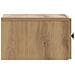 Mobiletto da notte a muro con cassetto 2 pcs Rovere Artigianale - Foto miniatura 6