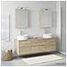 Set di mobili per il bagno 5 pcs Rovere Sonoma - Foto miniatura 2