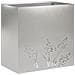 Vaso da giardino Argento 50 x 30 x 49 cm Acciaio Inox - Foto miniatura 1