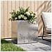 Vaso da giardino Argento 50 x 30 x 49 cm Acciaio Inox - Foto miniatura 2