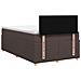 Letto box spring con materasso Marrone Scuro 120 x 200 cm - Foto miniatura 9