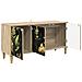 Mobile TV RHENEN 102 x 33 x 50 cm Sonoma Legno ingegnerizzato - Foto miniatura 3