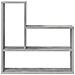 Scaffale da parete Grigio Cemento 60 x 11 x 60 cm - Foto miniatura 4