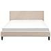 Letto Sfoderabile In Tessuto Beige 160 X 200 Cm Fitou - Foto miniatura 15