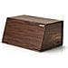 Portapane Legno In Legno Di Noce, Cm 40x26x18,5 - Foto miniatura 1