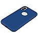 Custodia Compatibile Con Apple Iphone X / Xs In Blu Scuro - Coperchio Protettivo Ibrido Con Silicone Tpu All'interno E 2 Pezzi Di Plastica All'esterno - Foto miniatura 7