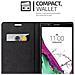 Custodia Compatibile Con Lg G4 / G4 Plus In Bruno Caffè - Coperchio Protettiva Con Chiusura Magnetica, Funzione Stand E Tasca Per Le Carte - Foto miniatura 6