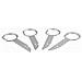 La Rimozione Autoradio Strumento Chiave Din Stampa Chiavi Compatibile Con Ford Focus Transit Connect Fiesta Fusion C-max Mondeo Mc S St 6000 Cd Sony 6 Unit Disc Capo Lettore Cd Pins Strumenti 4 Pezzi Doppio Din Radio - Foto miniatura 1