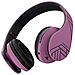 Bluetooth Cuffie Auricolari Pieghevoli, Over Ear Bluetooth Headphones Stereo Senza Fili Cuffie O Collegate Headset Con Microfono, Micro Sd / tf, Fm Per Iphone / samsung / ipad / pc (nero / viola)  - Foto miniatura 3