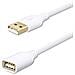 10ft 3m Usb 2.0 Extension Cable - Un Maschio Ad Una Femmina Di Ricarica E Cavo Extender Sincronizzazione Usb (10ft Bianco)  - Foto miniatura 1