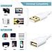 10ft 3m Usb 2.0 Extension Cable - Un Maschio Ad Una Femmina Di Ricarica E Cavo Extender Sincronizzazione Usb (10ft Bianco)  - Foto miniatura 3