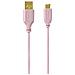 0.75m, USB2.0-C / USB2.0-A 0.75m USB C USB A Rosa cavo USB - Foto miniatura 3