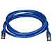 Cavo di Rete Ethernet Cat6a - Cavo Schermato STP da 2m - Cavo RJ45 Antigroviglio - Blu - Foto miniatura 2