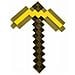 Piccone Minecraft -oro - Plastica - 50 Cm - Foto miniatura 1