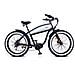Outlaw Rs - Motor Central - Acciaio Nero E Inossidabile - 350w / 20ah - Central Motor Vintage Chopper E-bike - Bicicletta Elettrica Retrò Cruiser Custom - Foto miniatura 1