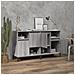 Credenze 2pz Grigio Sonoma 60x35x70 Cm In Legno Multistrato - Foto miniatura 3