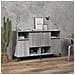 Credenze 2pz Grigio Sonoma 60x35x70 Cm In Legno Multistrato - Foto miniatura 1