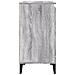 Comodino Grigio Sonoma 40x35x70 Cm In Legno Multistrato - Foto miniatura 6