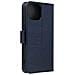 Custodia Per Iphone 15 Pro Max Copertina Portacarte Funzione Supporto Blu - Foto miniatura 11