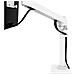 NX Series NX MONITOR ARM WHITE 86,4 cm (34") Nero, Bianco Scrivania - Foto miniatura 8