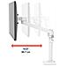 NX Series NX MONITOR ARM WHITE 86,4 cm (34") Nero, Bianco Scrivania - Foto miniatura 5
