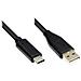Alcasa Gc-m0119 Cavo Usb 3 M Usb 2.0 Usb A Usb C Nero - Foto miniatura 1