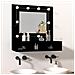 Mobile A Specchio Con Led Nero 60x31,5x62 Cm - Foto miniatura 3