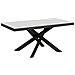 Tavolo Allungabile 90x180/284 Cm Volantis Evolution Telaio Antracite - Bianco Frassino - Foto miniatura 2