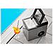 SIM 3500SS macchina per cubetti di ghiaccio Macchina per ghiaccio portatile 12 kg / 24h 105 W Nero, Argento - Foto miniatura 10