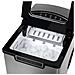 SIM 3500SS macchina per cubetti di ghiaccio Macchina per ghiaccio portatile 12 kg / 24h 105 W Nero, Argento - Foto miniatura 5
