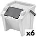 Secchio Per Raccolta Differenziata Tontarelli Moda Impilabile 28 L Bianco (6 Unità) - Foto miniatura 1