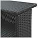 Set Bar Da Giardino 3 Pz Con Cuscini In Polyrattan Nero - Foto miniatura 6
