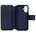 Custodia Per Iphone 16 Folio Magsafe Con Portacarte E Cover Amovibile, Blu Scuro - Foto miniatura 2
