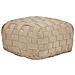 Pouf Bodla Materiale Sintetico Beige - Foto miniatura 2
