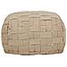 Pouf Bodla Materiale Sintetico Beige - Foto miniatura 3