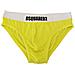 Intimo Uomo Slip Modale Elasticizzato Con Logo Giallo Bianco - It5 - M - Foto miniatura 1