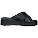 Black Casual Open Slippers Ciabatte Sintetico E Tessile Scarpe Donna Nero Eu 41, 1-27214-42 001 - Foto miniatura 3