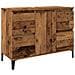 Mobile Lavabo Legno Antico 80x33x60 Cm In Legno Multistrato - Foto miniatura 2