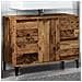 Mobile Lavabo Legno Antico 80x33x60 Cm In Legno Multistrato - Foto miniatura 1