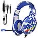 Cuffie J10 Ultra-flexible Premium .13 Luci Full Rgb. Cuffie Da Gaming Con Microfono, Connessione Minijack Per Pc, Laptop, Ps4, Xbox One, Mobile, Tablet. - Foto miniatura 1