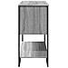 Tavolo Consolle Grigio Sonoma 100x35x74,5 Cm In Truciolato - Foto miniatura 6
