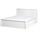 Letto Contenitore Legno Di Pino Lambres 160 X 200 Cm Bianco - Foto miniatura 4