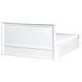 Letto Contenitore Legno Di Pino Lambres 160 X 200 Cm Bianco - Foto miniatura 6