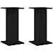 Supporti per Altoparlanti Rovere Nero 30x30x60 cm - Foto miniatura 1