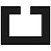 Set di mobili TV a parete in rovere nero  8 pezzi in legno truciolare, Supporto TV in rovere nero  80x30x30 cm in legno truciolare, Mobile TV a parete  - 2 pezzi in rovere nero, 30.5x30x90 cm in legno truciolare, Mobili TV  2 pezzi in rovere nero 100x30x3 - Foto miniatura 9